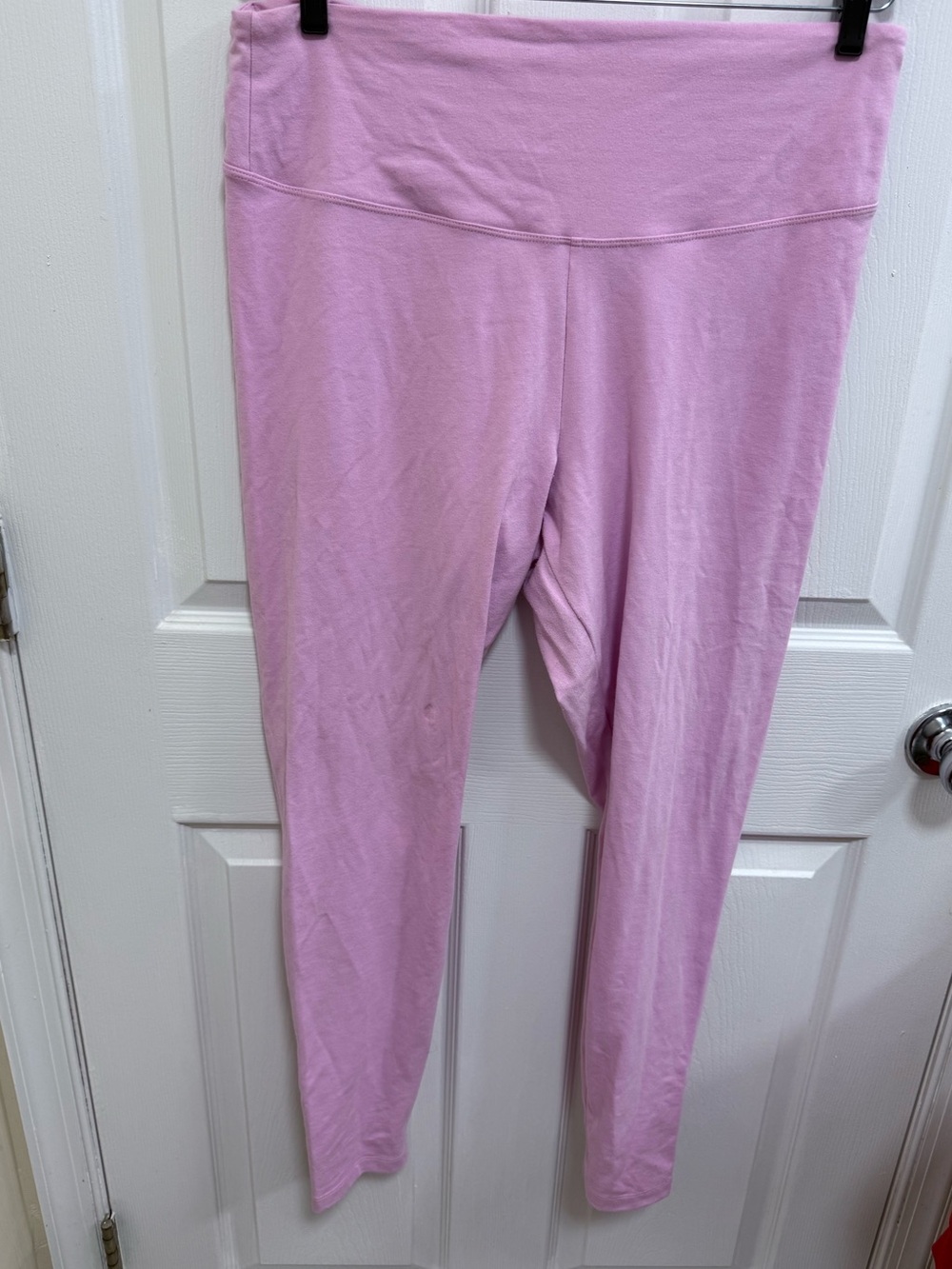 PINK Victoria’s Secret Light Pink High-Waist Leggings, Size XL
